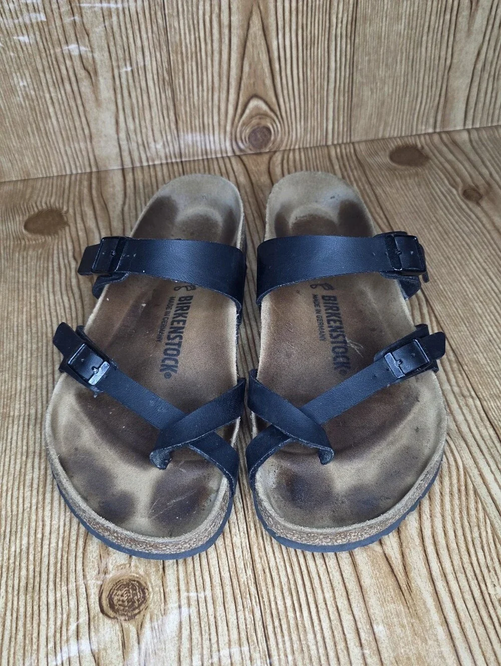 Birkenstock Women's Black Mayari Buckle Sandals Size 41/10